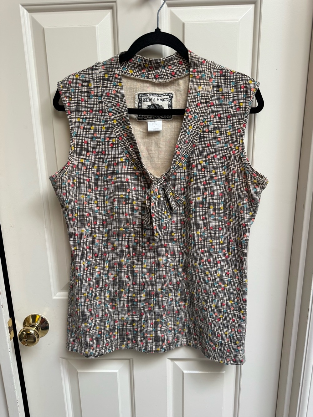 Effie's Heart Sleeveless V-Neck Top